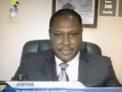Le procureur de la République, Ousman Mamadou Affono démis de ses fonctions. Crédit photo : Capture écran Télé Tchad.