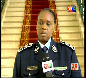 Anna Sémou Faye, Directrice générale de la Police sénégalaise. Anna Sémou Faye, Directrice générale de la Police sénégalaise.