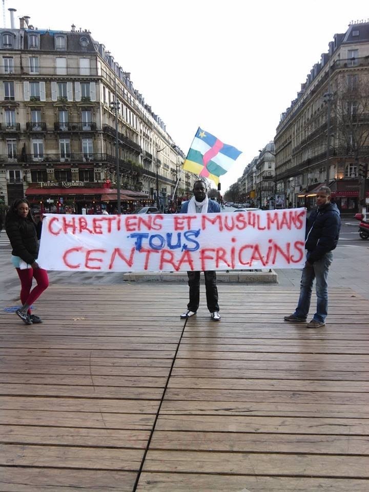 Une manifestation pour la cohabitation inter-religieuse en Centrafrique. Crédit photo : Sources