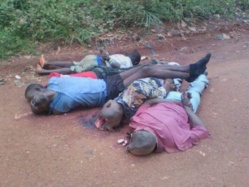 Trois enfants exécutés, les mains ligotés en Centrafrique. Crédit photo : Sources
