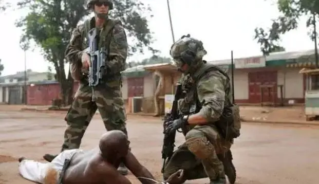 Centrafrique. L'un des rares musulmans à avoir évité le lynchage grâce à l'intervention de l'armée française. Crédit photo : Sources