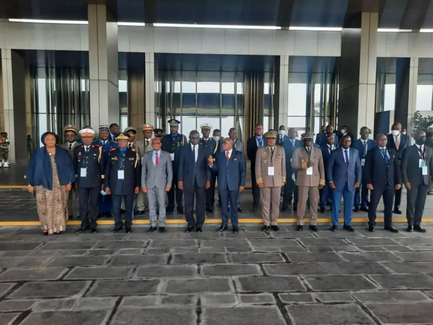 Les responsables du COPAX présents à Brazzaville