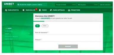 Unibet apk - App pour les Paris Sportifs