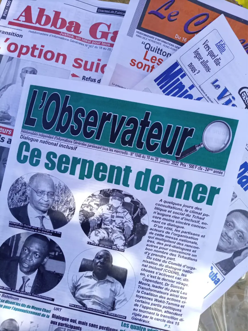 Tchad : la revue de presse du 17 au 21 janvier 2022