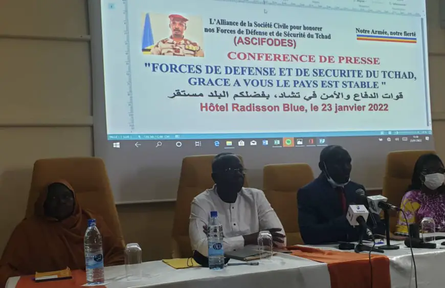 Tchad : l'ASCIFODES annonce une manifestation de soutien à l'armée le 2 février