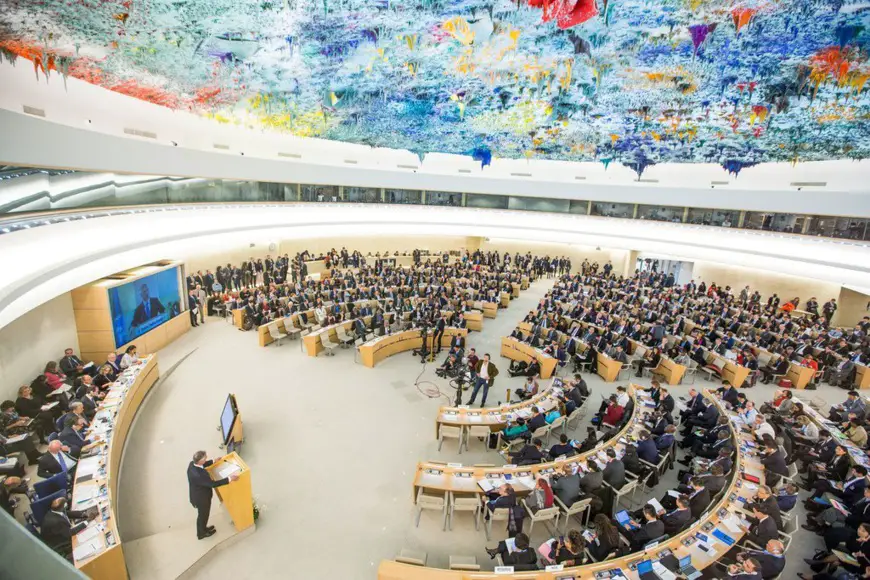 Le Conseil des droits de l'homme des Nations Unies à Genève. © ONU/Elma Okic