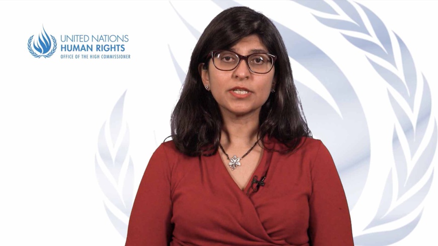 Ravina Shamdasani, porte-parole du Haut-Commissariat de l’ONU aux droits de l’homme (HCDH). © ONU Ravina Shamdasani, porte-parole du Haut-Commissariat de l’ONU aux droits de l’homme (HCDH). © ONU