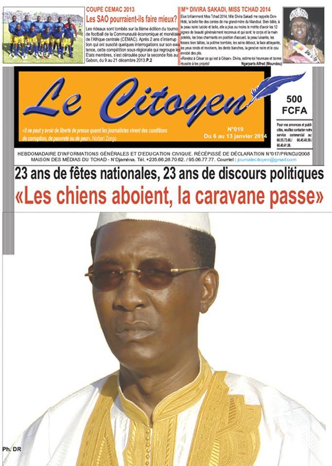 Tchad : 23 ans de fêtes nationales, 23 ans de discours politiques Tchad : 23 ans de fêtes nationales, 23 ans de discours politiques