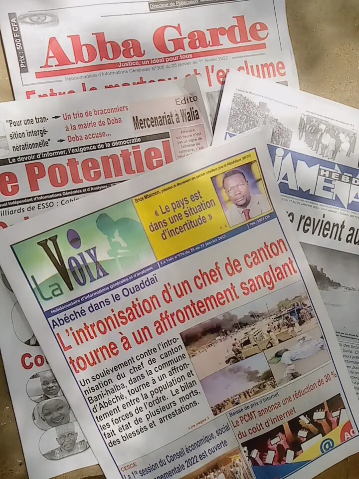 Tchad : la revue de presse du 24 au 28 janvier 2022