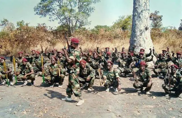 Les ex-rebelles du FDPC de la coalition Séléka, dans la brousse. Centrafrique. Photo : © Alwihda Info