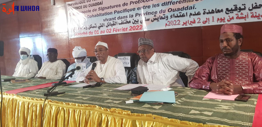 Tchad : un accord de non-agression et de cohabitation signé au Ouaddaï Tchad : un accord de non-agression et de cohabitation signé au Ouaddaï