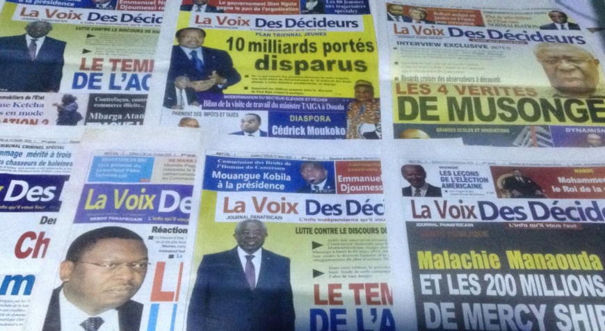 Cameroun : acharnement judiciaire contre le journal La Voix Des Décideurs et Marcien Essimi Cameroun : acharnement judiciaire contre le journal La Voix Des Décideurs et Marcien Essimi