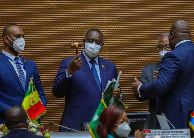 Le président sénégalais Macky Sall prend la tête de l'Union africaine Le président sénégalais Macky Sall prend la tête de l'Union africaine