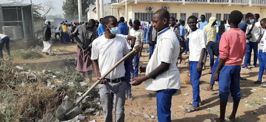 Tchad : Let's Do It s'engage pour l'hygiène et la salubrité dans les écoles