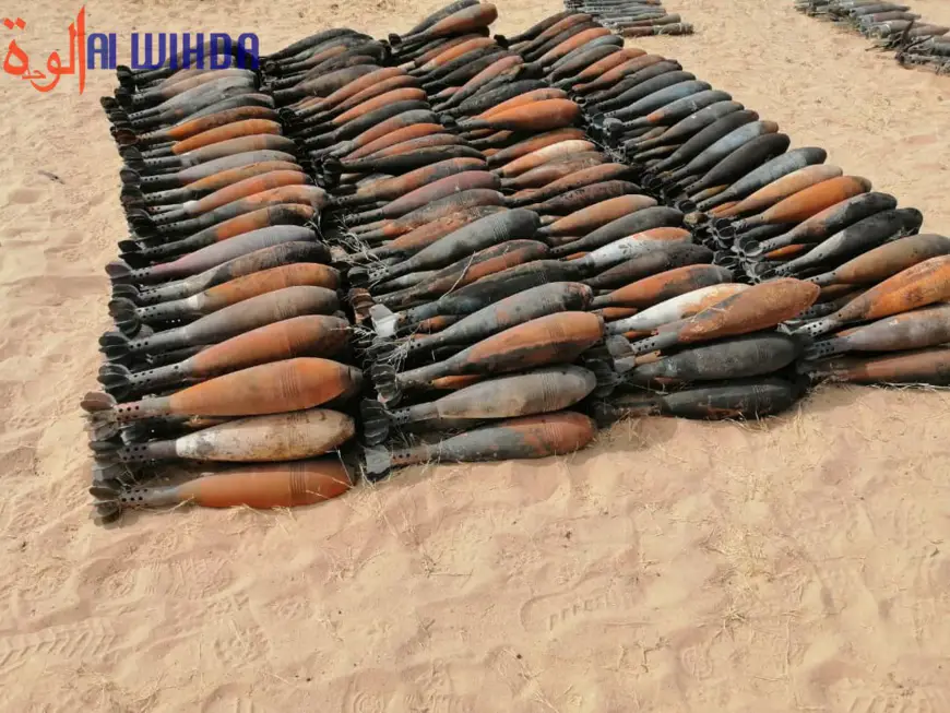 Tchad : le Nord Kanem dépollué, 3245 roquettes et munitions récupérées