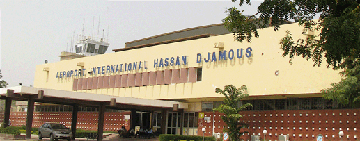 L'aéroport International Hassan Djamous. N'Djamena. Crédit photo : Sources L'aéroport International Hassan Djamous. N'Djamena. Crédit photo : Sources