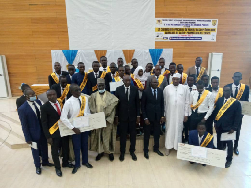 Tchad : 41 ingénieurs de l'ENSTP reçoivent leurs parchemins