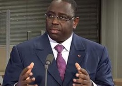 Le Président Macky Sall. Crédit photo : Sources