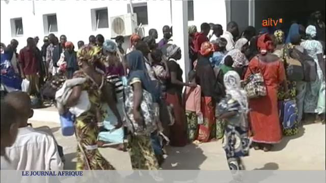 Des ressortissants tchadiens rapatriés de RCA. Photo : TV5
