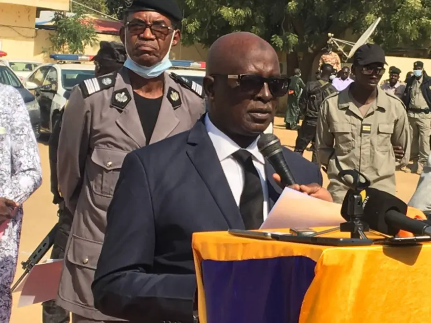 Le directeur général de la police nationale, le général Moussa Haroun Tirgo. © Mbainaïssem Gédéon/Alwihda Info