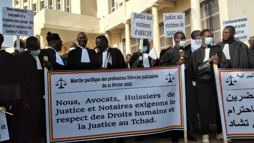 Tchad : les professions judiciaires libérales exigent la fin de l’impunité Tchad : les professions judiciaires libérales exigent la fin de l’impunité