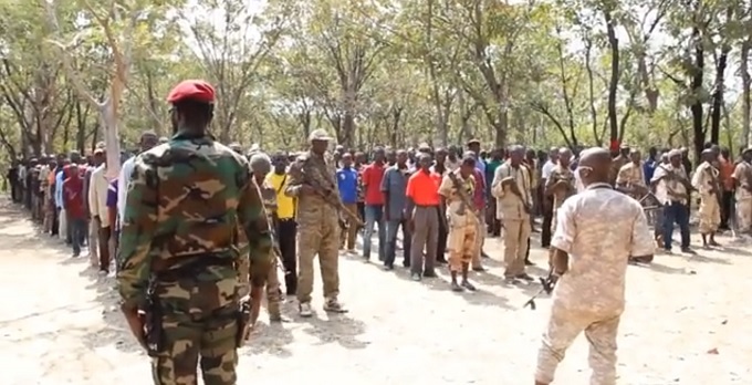 Les combattants de Révolution et Justice en Centrafrique.