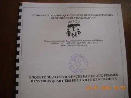 Tchad : L’Association AFFOV fait une révélation accablante sur la Violence faites aux femmes © Alwihda Info/MR