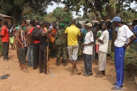 Bangui : Tensions au quartier Miski, la MISCA escorte plusieurs ex-Séléka. Photo : Diaspora Media