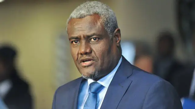 Le président de la commission de l'Union africaine, Moussa Mahamat Faki. © DR