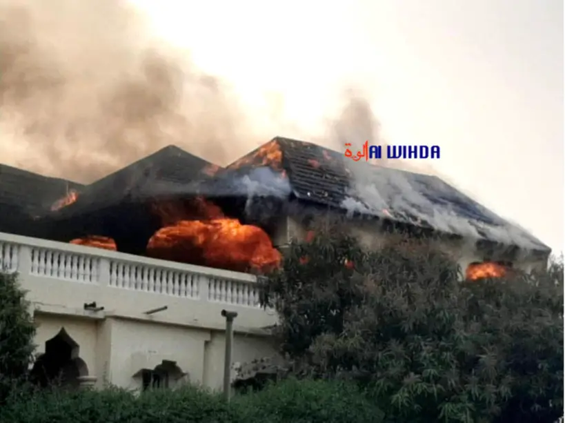 Tchad : la villa d’un haut gradé prend feu à N’Djamena