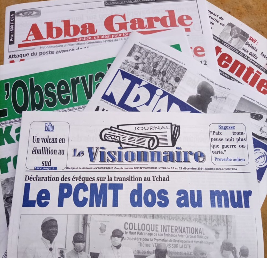 Tchad : journée du 19 mars 2022 sans presse sur l’ensemble du territoire Tchad : journée du 19 mars 2022 sans presse sur l’ensemble du territoire