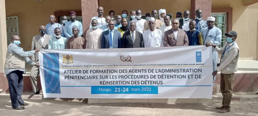 Tchad : un atelier de formation des agents de l'administration pénitentiaire organisé à Mongo