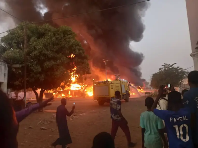 Tchad : un incendie au marché moderne de Sarh