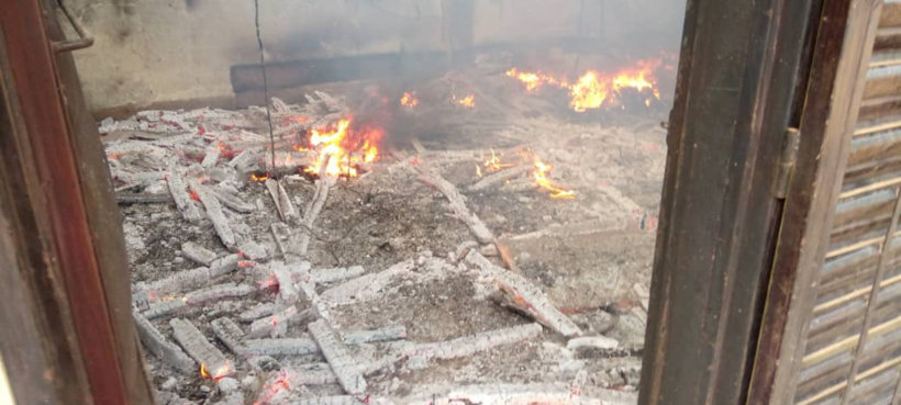 Tchad : le district sanitaire de Pala touché par un incendie Tchad : le district sanitaire de Pala touché par un incendie