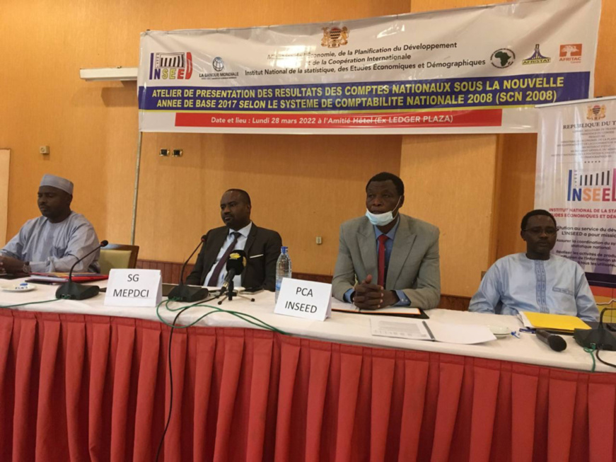 Tchad : l'INSEED présente les bilans des comptes nationaux sous un format rénové Tchad : l'INSEED présente les bilans des comptes nationaux sous un format rénové
