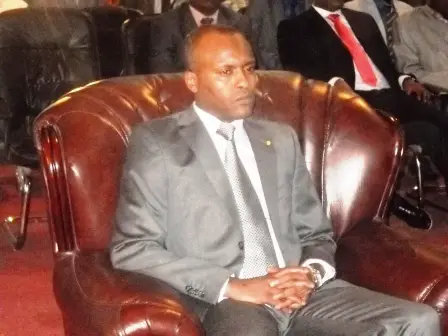 Abdoulaye Fadoul Sabre lors de la cérémonie de CESC. Alwihda Info/M.R.