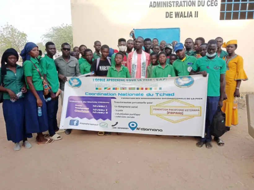 Tchad : l’École africaine pour la paix forme des jeunes ambassadeurs à N’Djamena