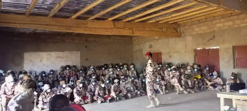 Force G5 Sahel : 423 soldats tchadiens de la base de Wour formés sur le respect des droits