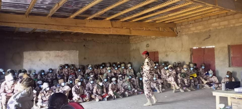 Force G5 Sahel : 423 soldats tchadiens de la base de Wour formés sur le respect des droits Force G5 Sahel : 423 soldats tchadiens de la base de Wour formés sur le respect des droits