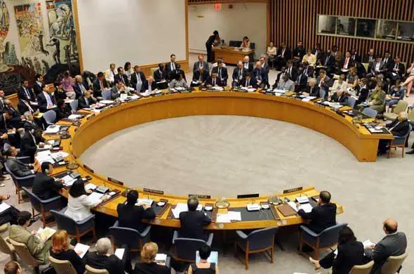 Le Conseil de sécurité de l'ONU, le 31 mai 2010 SHEN HONG/CHINE NOUVELLE/SIPA