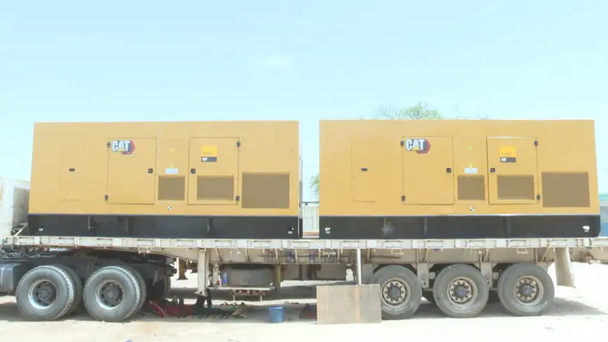 Tchad : trois nouveaux générateurs réceptionnés à Abéché