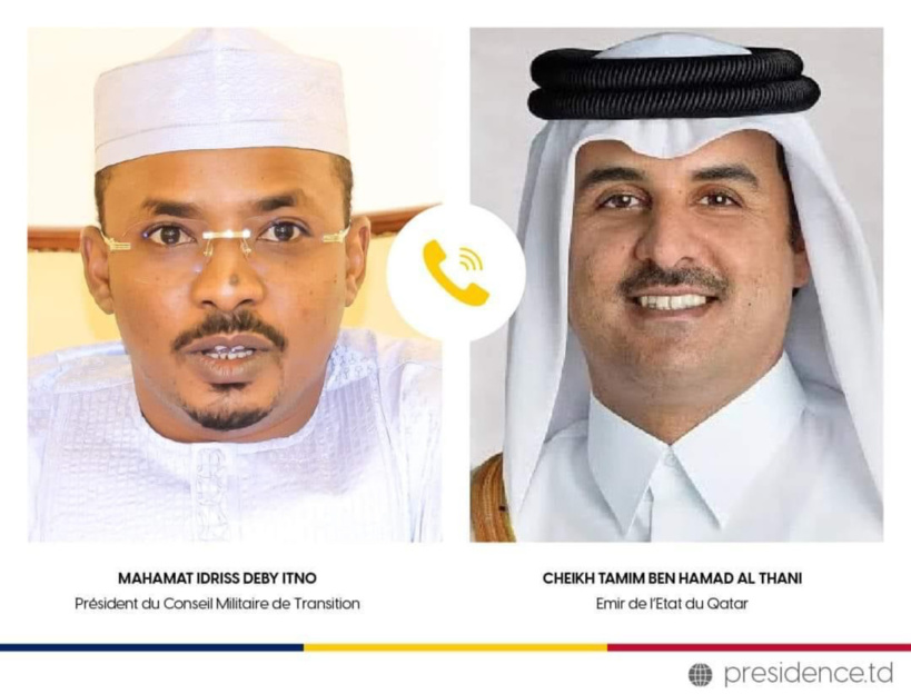 Pré-dialogue de Doha : entretien entre Mahamat Idriss et l’Émir du Qatar