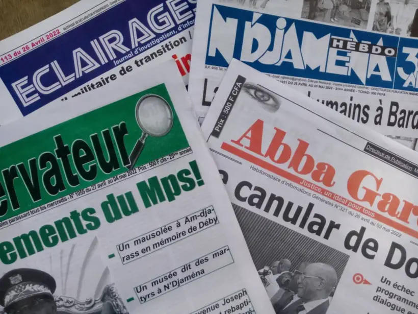 Tchad : la revue de presse de la semaine du 25 avril au 1er mai 2022