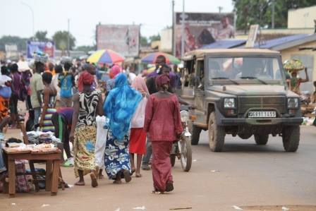 Centrafrique : Les commerçants musulmans décident de rouvrir leurs portes. Crédits photo : Diaspora Media.