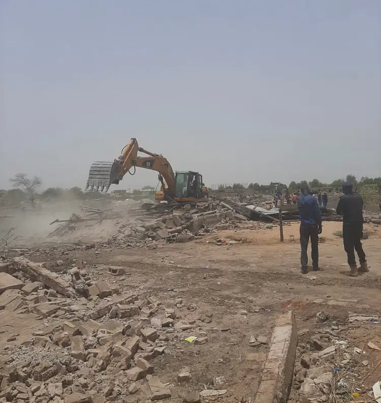 Tchad : des habitations démolies d'une réserve de l'État à N'Djamena