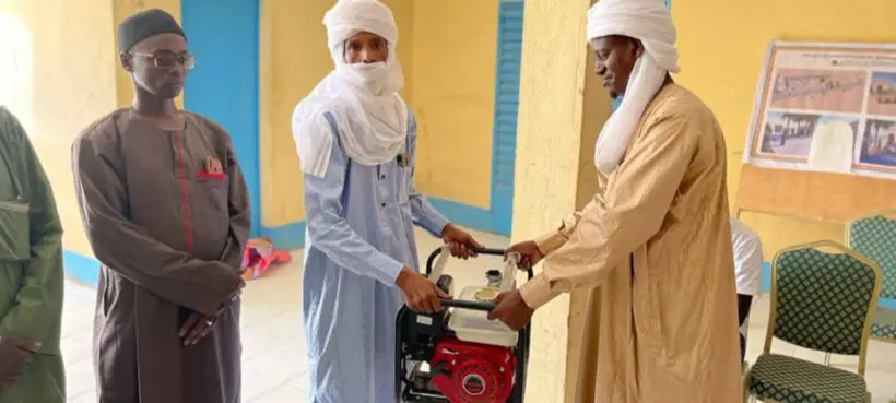 Tchad : 40 motopompes offertes aux populations du Borkou pour booster leurs activités