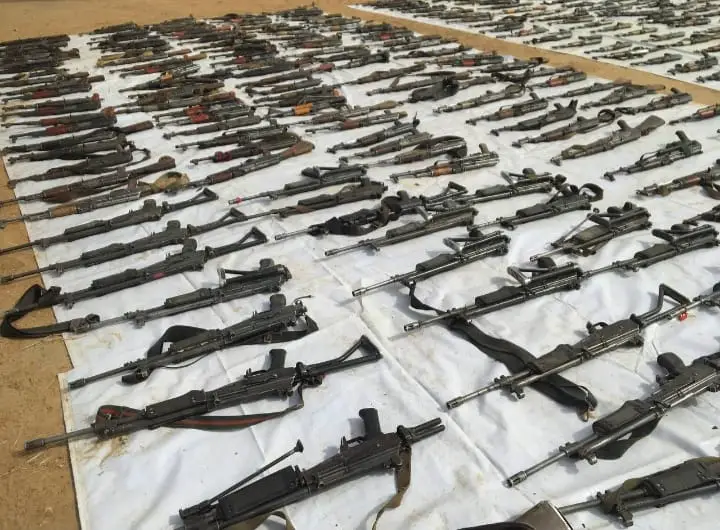 Tchad : des armes récupérées présentées ce jour à Ndjamena