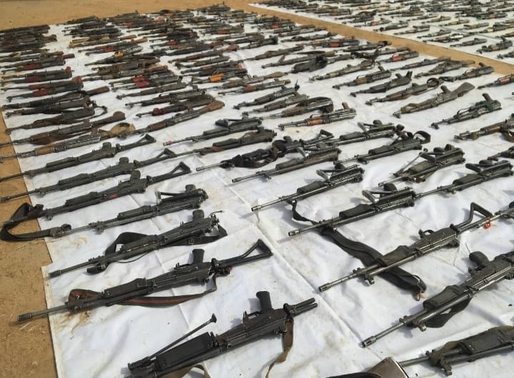 Tchad : des armes récupérées présentées ce jour à Ndjamena