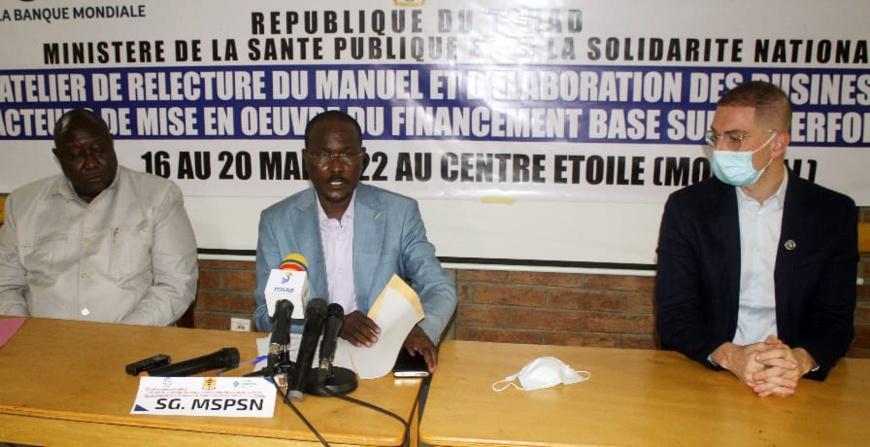 Tchad : le ministère de la Santé et la Banque Mondiale organisent un atelier sur le FBP Tchad : le ministère de la Santé et la Banque Mondiale organisent un atelier sur le FBP