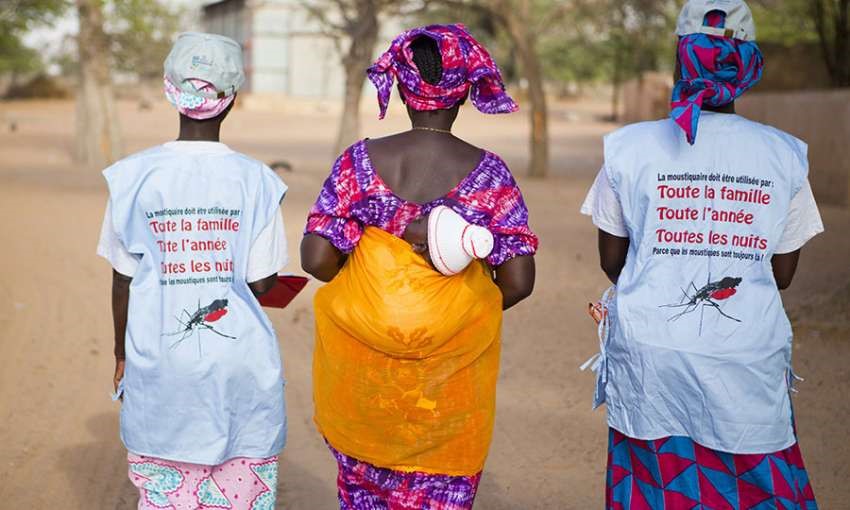 Campagne contre le paludisme. Photo © Collection Smith/Gado/Getty Campagne contre le paludisme. Photo © Collection Smith/Gado/Getty